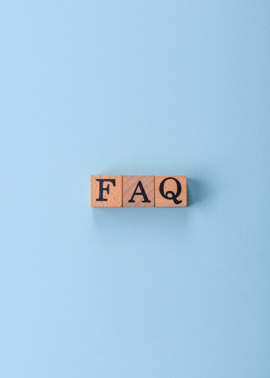 Abstract illustration for FAQ section